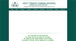 Desktop Screenshot of holytrinityla.com